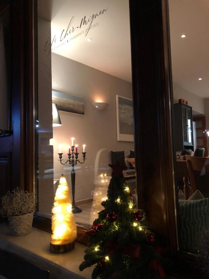 Cafe Cher-Mignon Et Chambres D'Hotes Chermignon-d'en Haut Exteriér fotografie