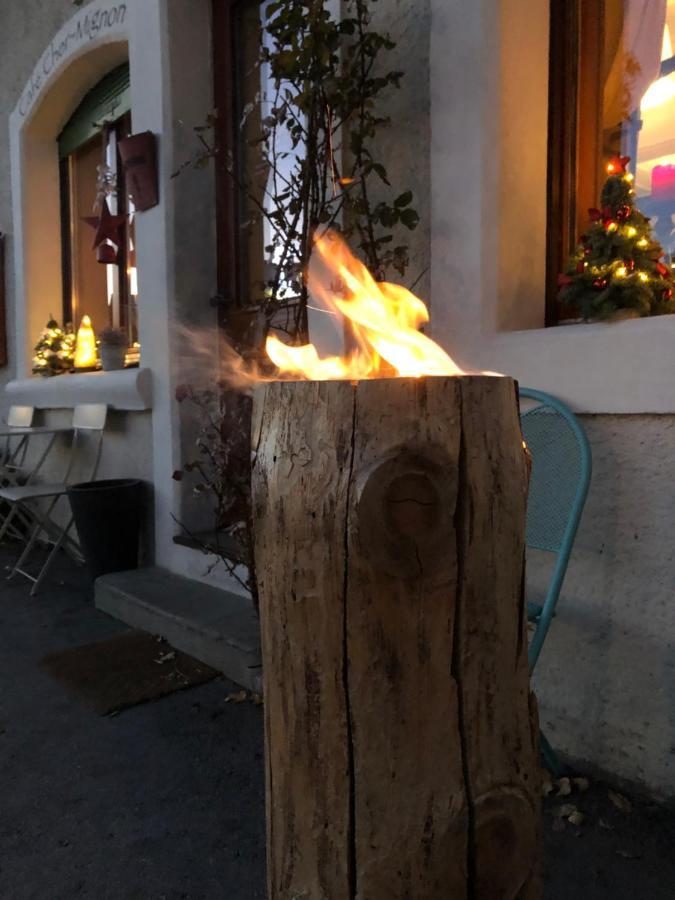 Cafe Cher-Mignon Et Chambres D'Hotes Chermignon-d'en Haut Exteriér fotografie