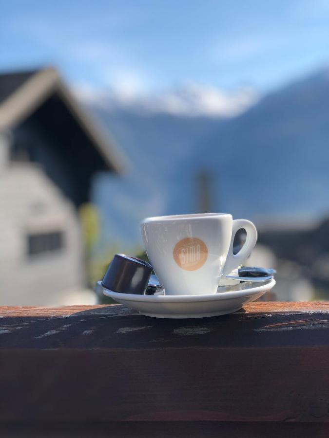 Cafe Cher-Mignon Et Chambres D'Hotes Chermignon-d'en Haut Exteriér fotografie