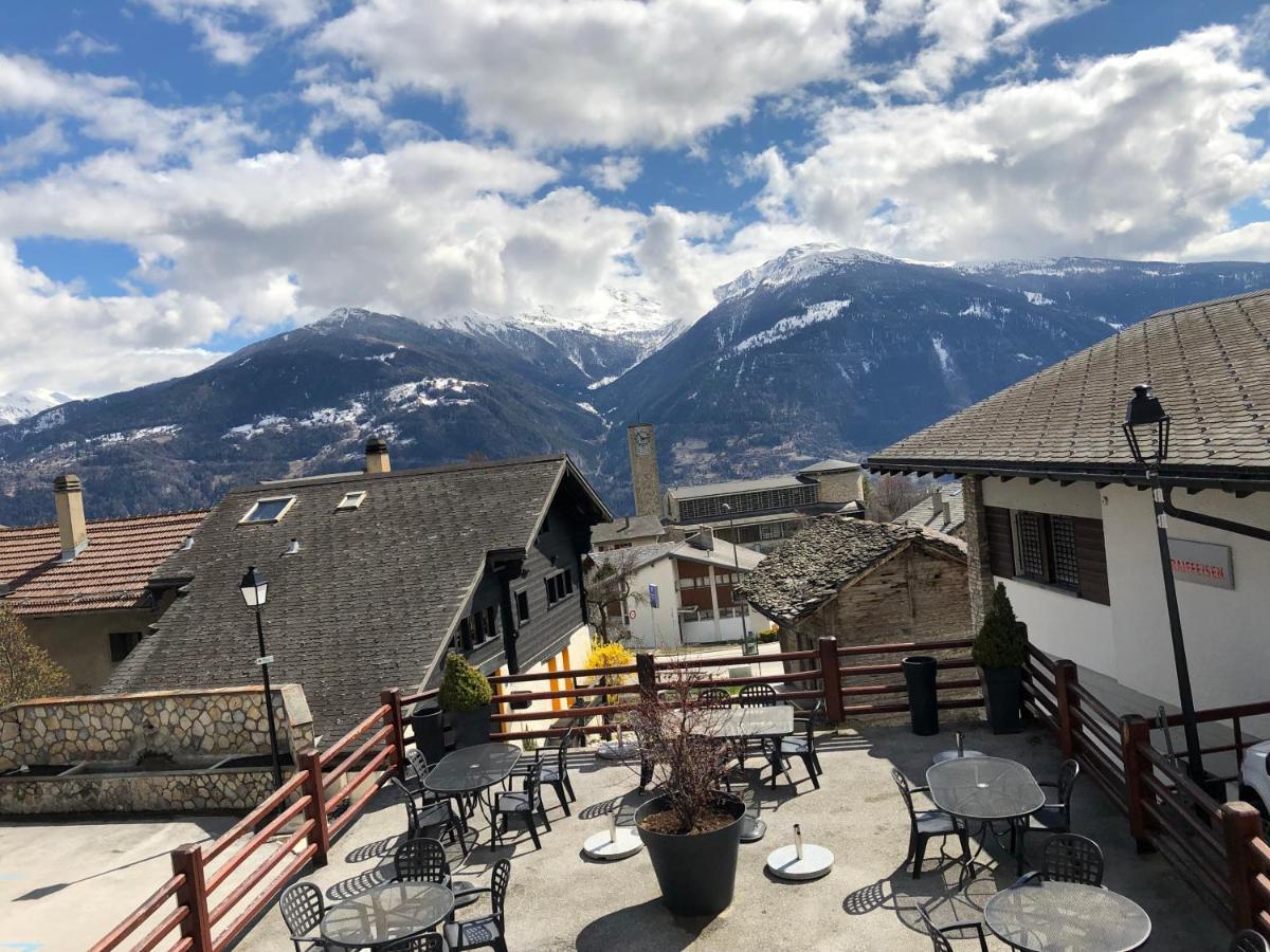 Cafe Cher-Mignon Et Chambres D'Hotes Chermignon-d'en Haut Exteriér fotografie